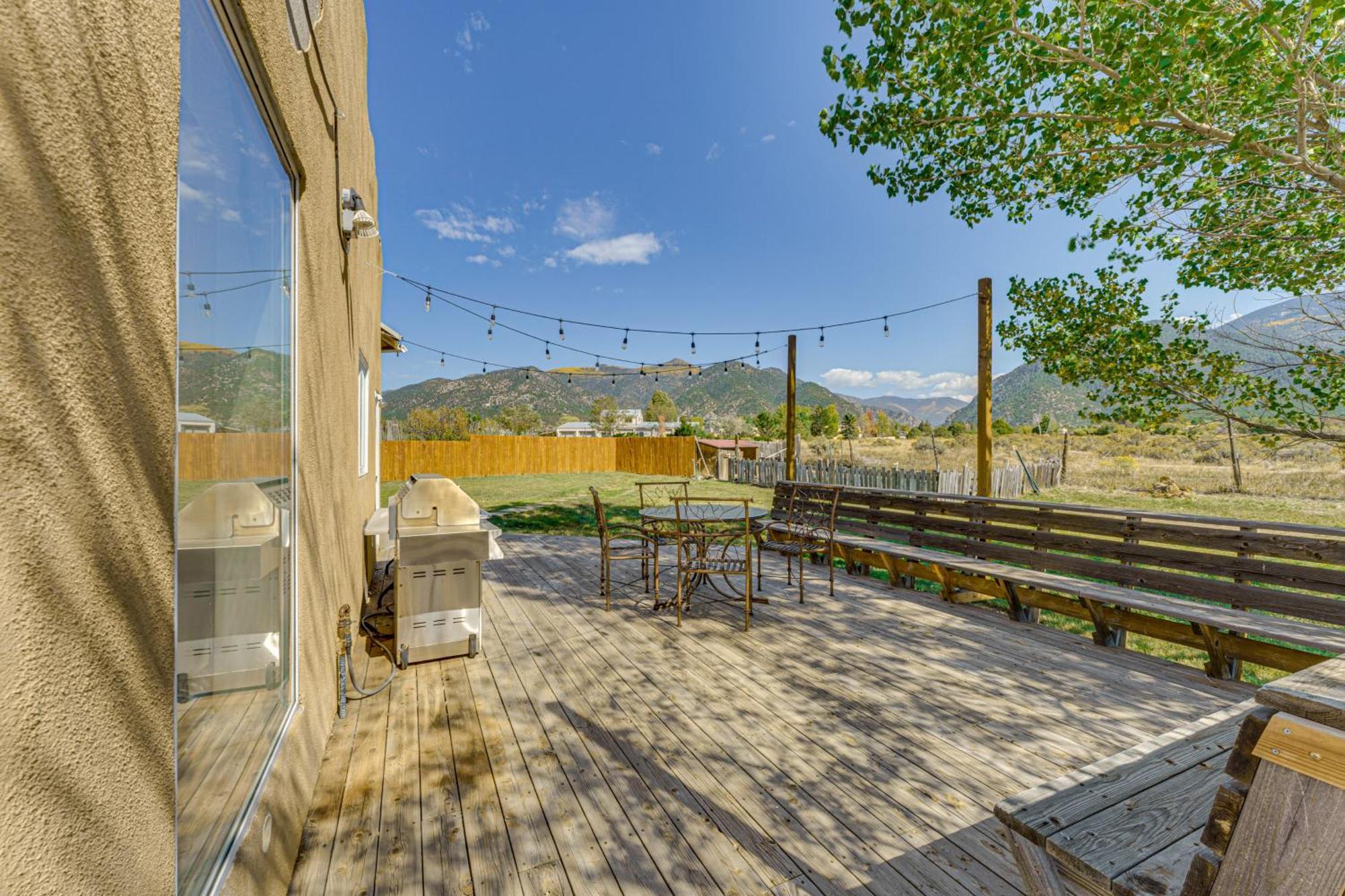 10 Mi To Taos Ski Valley Mtn-View Duplex With Deck! Villa Arroyo Seco Ngoại thất bức ảnh